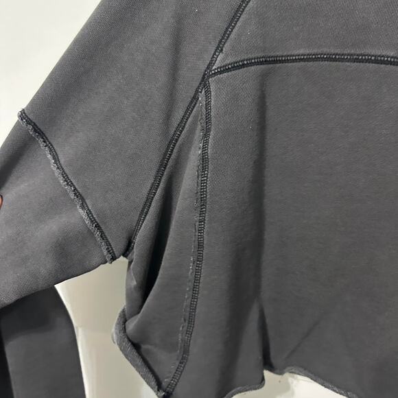 Dark grey aerie cropped sweater - Picture 3 of 4